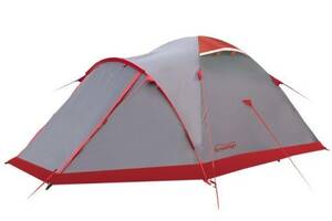 Палатка двухслойная трехместная Tramp Mountain 3 V2 TRT-023 Серый (iz00057)