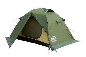 Палатка экпедиционная Tramp Peak 2 v2 Зеленая UTRT-025-green