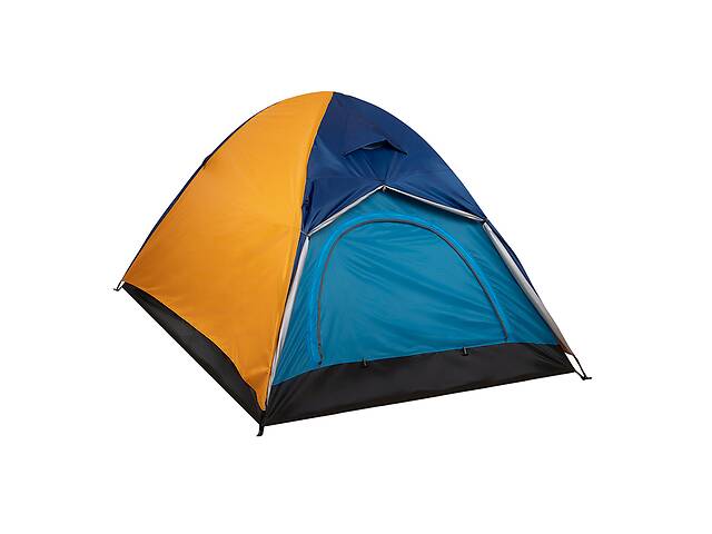Палатка кемпинговая SY-021 Zelart сине-оранжевый (59429056)