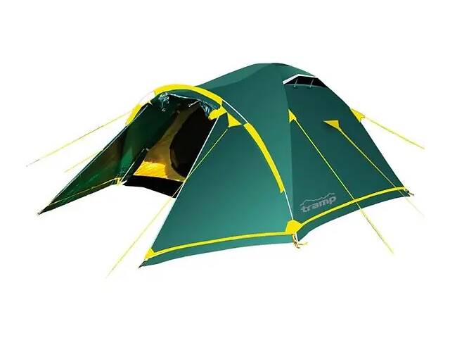 Палатка Tramp Stalker 4 местная Зеленая TRT-077