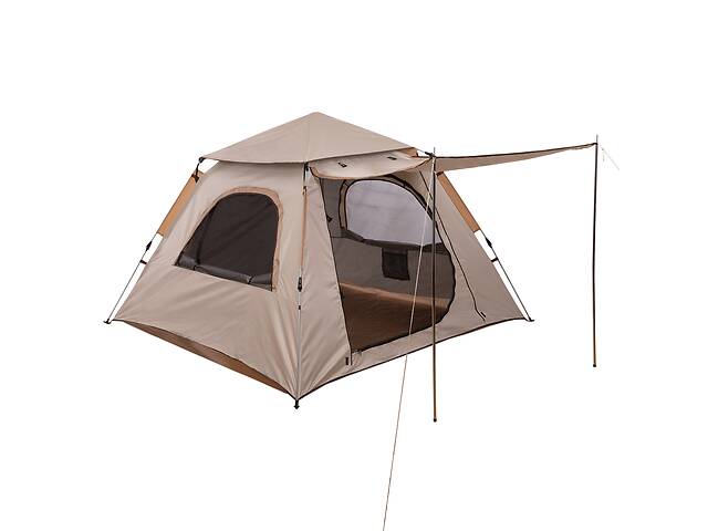 Палатка трехместная с тентом для кемпинга и туризма SY-22ZP001 2.1x2.1x1.35м хаки