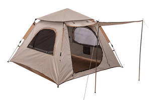 Палатка трехместная с тентом для кемпинга и туризма SY-22ZP001 FDSO Серый (59508230)