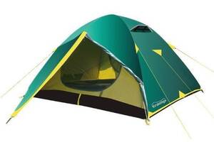 Палатка трехместная Tramp Nishe 3 v2 TRT-054 Зеленый (008925)