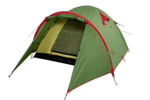 Палатка туристическая четырехместная Tramp Lite Camp 4 олива