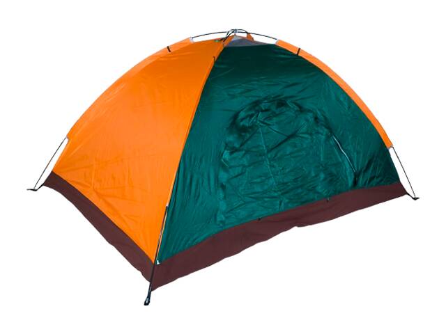 Палатка туристическая на 3 персоны кемпинговая 200х150 см WM-4363 зеленая (WM-4363_512)