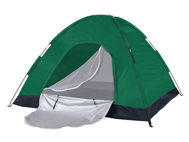 Палатка туристическая RIAS WM-OT323 4-х местная 200x200x135 см Green (3_01201)