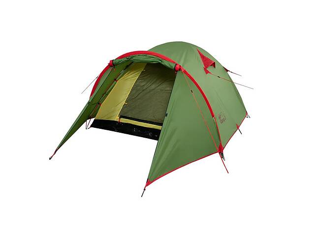 Палатка туристическая трехместная Tramp Lite Camp 3 олива