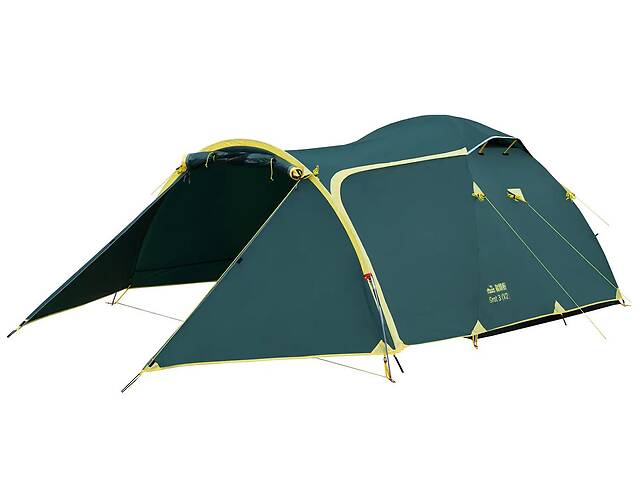 Палатка универсальная Tramp Grot 3 v2 Зеленая TRT-036