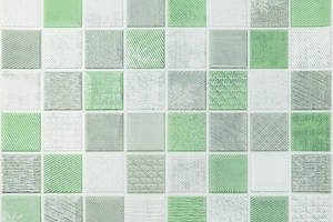 Панель стеновая 3D 700х770х4мм мозаика зелёная (D) SW-00002010