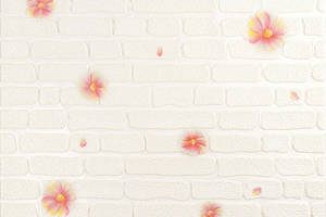 Панель стеновая 3D 700х770х4мм розовые цветы (D) SW-00001978