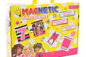 Пазли магнітні 1 вересня Funny science Barbie А4 48 деталей розвиваємося граючи для маленьких