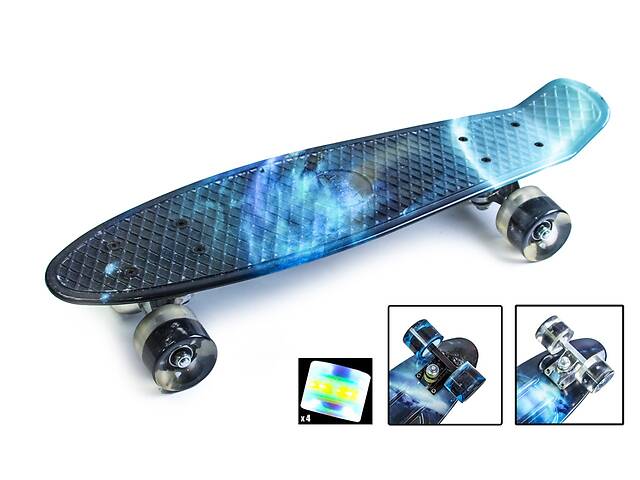 Penny Board Galaxy Сяючі колеса