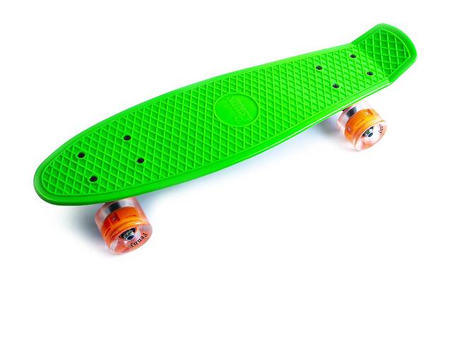 Пенниборд Penny Board с подсветкой Green