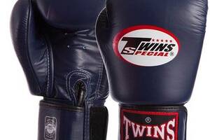 Перчатки боксерские BGVL3 Twins 18oz Темно-синий (37426107)