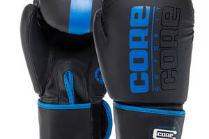 Перчатки боксерские BO-8540 Core 10oz Черно-синий (37568006)