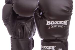 Перчатки боксерские BOXER 2022 10 Черный