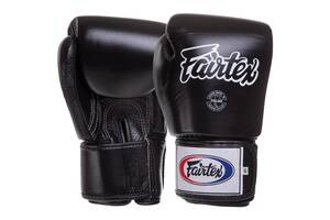 Перчатки боксерские кожаные FAIRTEX BGV1 10 унций Черный