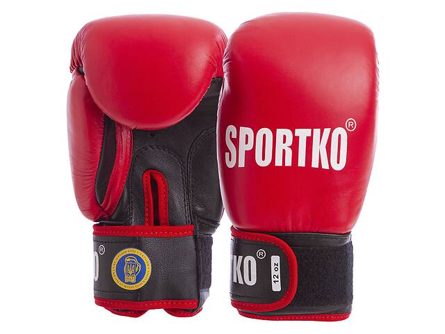 Перчатки боксерские SPORTKO UR SP-4705 10 Красный