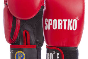 Перчатки боксерские SPORTKO UR SP-4705 12 Красный