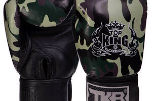 Перчатки боксерские TOP KING Empower Camouflage TKBGEM-03 12 Камуфляж зелены