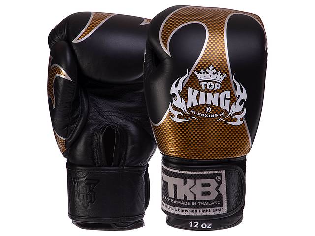 Перчатки боксерские TOP KING Empower TKBGEM-01 18 Черный-золотой