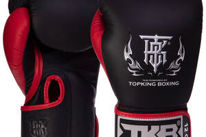 Перчатки боксерские TOP KING Reborn TKBGRB 16 Черный-красный