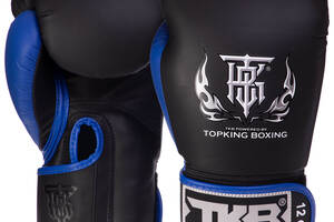 Перчатки боксерские TOP KING Reborn TKBGRB 16 Черный-синий
