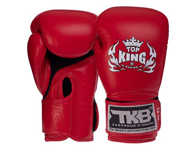 Перчатки боксерские TOP KING Super AIR TKBGSA 10 унций Красный