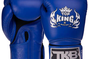 Перчатки боксерские TOP KING Super AIR TKBGSA 12 унций Синий