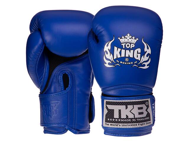 Перчатки боксерские TOP KING Super AIR TKBGSA 12 унций Синий
