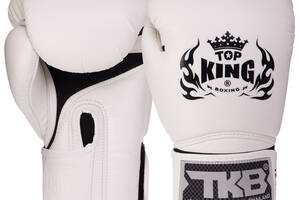 Перчатки боксерские TOP KING Super AIR TKBGSA 8 унций Белый