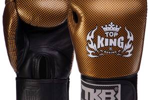 Перчатки боксерские TOP KING Super Snake TKBGEM-02 16 Черный-золотой