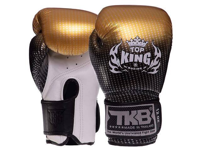 Перчатки боксерские TOP KING Super Star TKBGSS-01 8 Черный-золотой