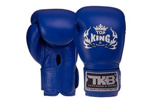 Перчатки боксерские TOP KING Super TKBGSV 12 унций Синий