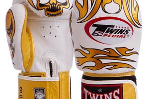 Перчатки боксерские TWINS FBGVL3-31 10 Белый-золотой