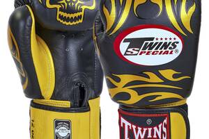 Перчатки боксерские TWINS FBGVL3-31 12 Черный-золотой