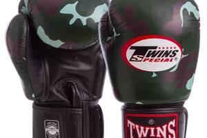 Перчатки боксерские TWINS FBGVL3-ARGN 10 Камуфляж Зеленый