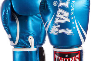 Перчатки боксерские TWINS FBGVSD3-TW6 14 Синий металлик