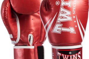 Перчатки боксерские TWINS FBGVSD3-TW6 16 Красный металлик