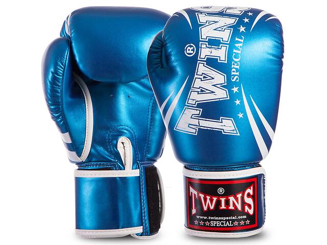Перчатки боксерские TWINS FBGVSD3-TW6 16 Синий металлик