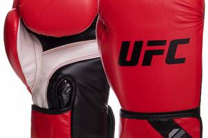 Перчатки боксерские UFC PRO Fitness UHK-75032 14 унций Красный