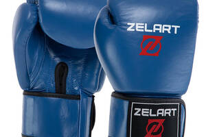 Перчатки боксерские VL-8477 Zelart 14oz Синий (37508159)