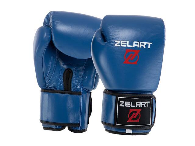 Перчатки боксерские VL-8477 Zelart 14oz Синий (37508159)