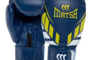 Перчатки боксерские Юниор MA-7757 Matsa 12oz Синий (37240046)