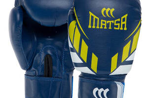 Перчатки боксерские Юниор MA-7757 Matsa 4oz Синий (37240046)