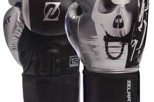 Перчатки боксерские ZELART BO-1315 10 Черный-Белый