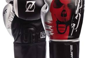 Перчатки боксерские ZELART BO-1315 10 Черный-красный