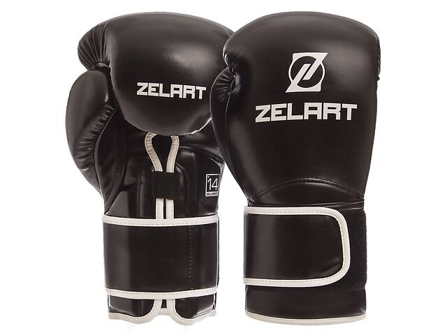 Перчатки боксерские ZELART BO-1391 10 Черный