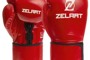 Перчатки боксерские ZELART BO-1391 12 Красный