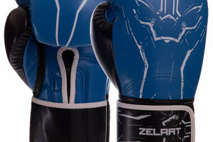 Перчатки боксерские Zelart BO-2889 12 Синий